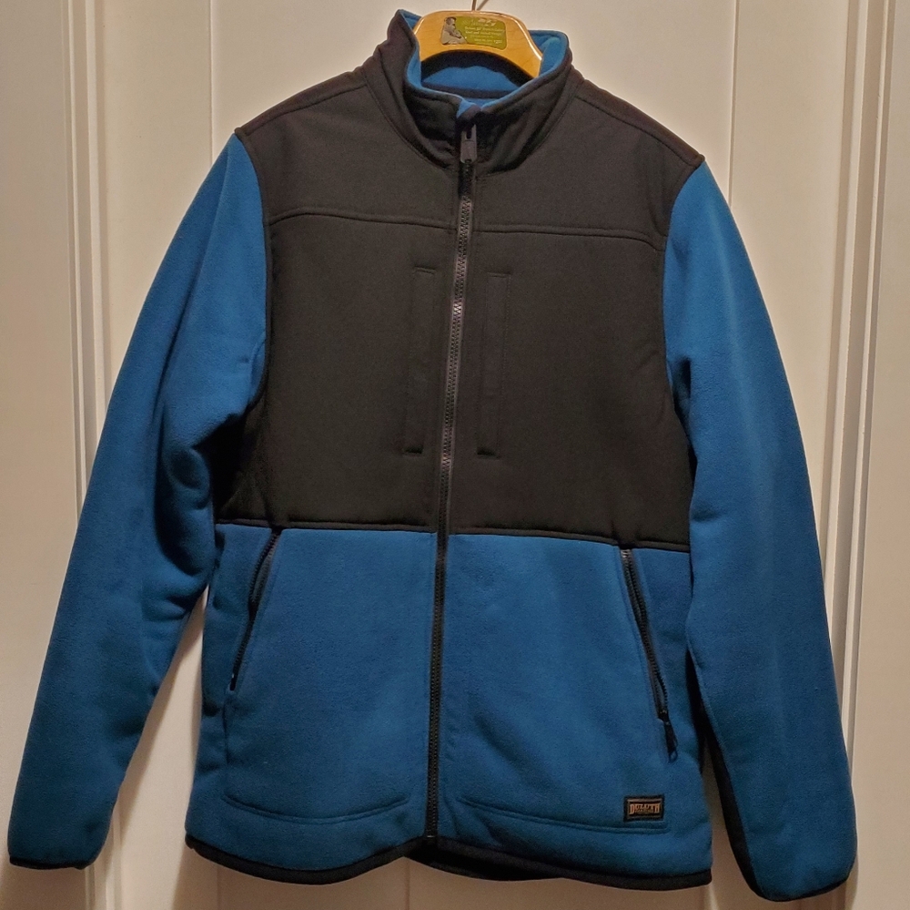 Duluth Trading Co Blue and Black Men's Performance Jacket